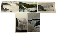 Lot of 5 Antique Niagara Falls Goat Island, Maid of the Mist Vintage Postcard NY picture