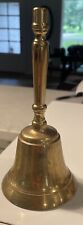 Vintage 70’s Brass Hand Bell 6.5” H picture
