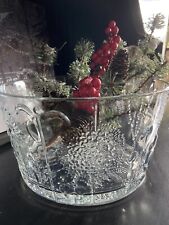 NUUTAJARVI Flora Glass Fruit Bowl by Oiva Toikka for Iittala Finland 9.75x5.75in picture