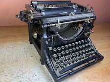 1919 Underwood No.5 Working Antique Desktop Typewriter w New Ink Elite Typeface picture