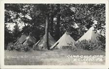 Postcard Pennsylvania North Girard Lake Erie County Camp Caledon 1923 RPPC  picture