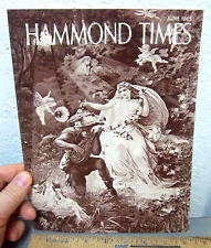 1965 Hammond Times Organ Music magazine, great cover artwork, nice condition picture