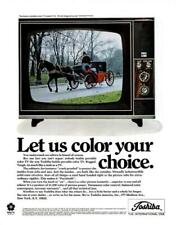 1969 Toshiba PRINT AD details the durable Portable Television Aspen C -7A picture