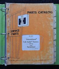 1971-1974 CUB CADET 76 86 108 109 128 129 149 TRACTOR MASTER PARTS CATALOG nice picture