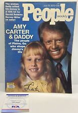 Jimmy Carter Amy Signed 1976 PEOPLE Magazine Autograph POTUS Full Issue PSA COA picture