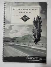 1936 BOOKLET - BETTER PHOTOGRAPHY MADE EASY AGFA ANSCO CORP BINGHAMTON NY picture