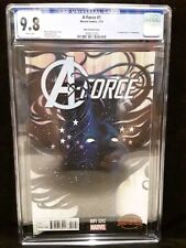 A-FORCE #1 CGC 9.8 1:25 STEPHANIE HANS VARIANT 1ST SINGULARITY 2015 MARVEL KEY picture