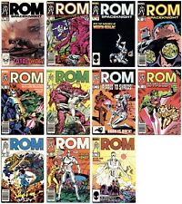 Lot of 11 Rom #52,60,61,62,68,70,71,72,73,74 & #75 - Marvel - 1984, 1985, 1986 picture