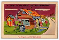 1946 Greetings From Newton Mississippi A View Of Motel You Recommended Postcard picture