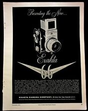 Vintage 1955 Exakta 66 Camera Exakta Camera Company Bronxville NY Print Ad picture