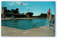 c1960's Swimming Pool Bottomless Lakes State Park Roswell New Mexico NM Postcard picture
