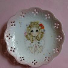 Makoto Takahashi Scallop frill plate 15 Happy clover Ceramic unused from japan picture