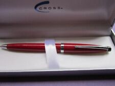 Cross Solo Red Ball Point Pen New.  Made in Japan picture