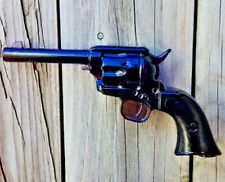 Colt Gun History Lover Python Revolver Glass Pistol Black Ebony Single Action picture