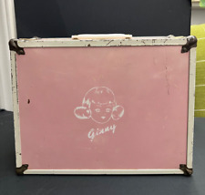 Vintage Vogue Pink Trunk/Doll Case Ginny - Case Only Purse Make-up Kit Storage picture