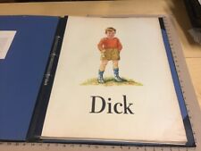 Original 1951 DICK & JANE - OUR BIG BOOK - 6 Complete 4 page stories -- 19x24