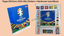 TOPPS EURO 2024 Ger -- Complete, All Stickers + Hardcover Sticker Album -- picture