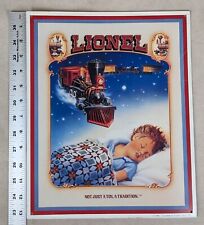 Lionel Trains 1992 Metal Advertisement Embossed picture