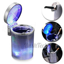 Car LED Light Up Ashtray Smokeless Ash Cigarette Cylinder Holder Cup Colorful picture