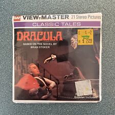 Vintage Dracula Classic Tale Bram Stoker - 3d View-Master 3 Reel Packet SEALED picture