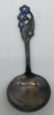 Vintage MEKA by Denmark Forget Me Not Enameled Spoon picture