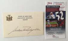 Nelson Rockefeller Signed Autographed 3x5 Governor Card JSA Certified VP NY picture