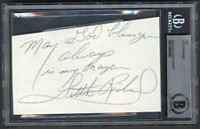 Little Richard d2020 signed autograph 3x5 cut Tutti Frutti & Long Tall Sally BAS picture