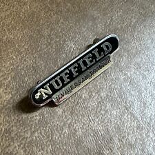 VINTAGE ENAMEL 'NUFFIELD' UNIVERSAL TRACTOR PIN BADGE BIRMINGHAM MADE picture