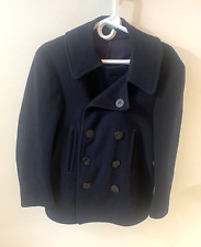 WWII 1940's Navy Peacoat Double Breasted Naval Wool Uniform Jacket picture