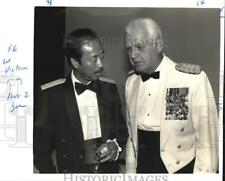 1987 Press Photo General Nguyen Cao Ky and General William Westmoreland at Event picture
