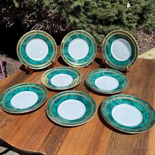Eight Vintage Christian Dior Gaudron Malachite Saucers picture