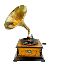 HMV Gramophone Fully Working Phonograph, win-up record player Gramophone picture