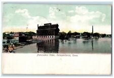 c1905 Panoramic View Building Scene Independence Iowa IA Posted Antique Postcard picture
