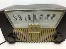 VTG 1954 Motorola 62X Radio Mid-Century Modern Dark Brown Radio USA Made WORKS picture