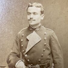 Antique 1878 France Medical Officer French Medic Soldier Photo CDV Card V2217 picture