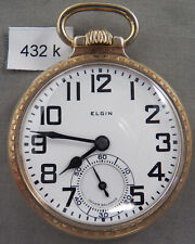 Elgin B. W. Raymond, 16 Size,  21J Railroad Pocket Watch picture