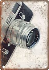 Vintage Leica Film Camera Ad Retro Look Reproduction Metal Sign C15 picture