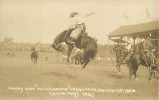 Postcard RPPC 1922 Pendleton Oregon Cowboy Rodeo Doubleday Gist OR24-4235 picture