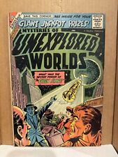 MYSTERIES OF UNEXPLORED WORLDS #13 VG 🔥 Charlton Comic (writing on cover*) picture