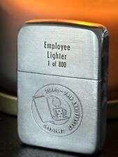 RARE Zippo 70th Anniversary Sterling Silver Plated Employee Lighter 1 of 800 picture