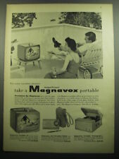 1957 Magnavox Ad - Wilshire TV, Companion Radio and Melody Master Phonograph picture