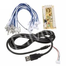 Zero Delay USB Encoder For PC Arcade Joystick Buttons 4.8mm Cables DIY US Stock picture