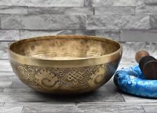 10 inches Large Singing Bowl-Deep Sound Vibration Bowl-Tibetan Singing Bowl Gift picture