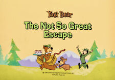 Yogi Bear Cel Original Opening Title Card The Not So Great Escape Hanna Barbera picture