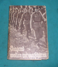 WWII German RAD Marching Song Book 