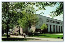 c1960's University Detroit General Library Building University Michigan Postcard picture