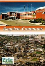 2~4X6 Postcards Erie, PA Pennsylvania  BAYVIEW COMMONS~Library & Museum & AERIAL picture