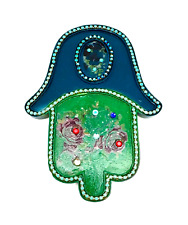 Home Decoration Hamsa  By Michal Negrin Beautiful Colors Crystal #571# picture