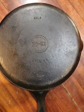 Vintage GRISWOLD Cast Iron SKILLET Frying Pan # 8 SMALL BLOCK LOGO  picture