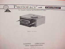 1977 PIONEER 8-TRACK TAPE PLAYER/AM-FM RADIO SERVICE MANUAL TP-7005G TP-9005G picture